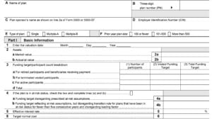 Schedule SB - Defined Benefit Plan Actuarial Information | Saber Pension Schedule SB - Defined Benefit Plan Actuarial Information | Saber Pension