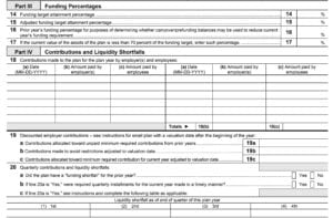Schedule SB - Defined Benefit Plan Actuarial Information | Saber Pension Schedule SB - Defined Benefit Plan Actuarial Information | Saber Pension